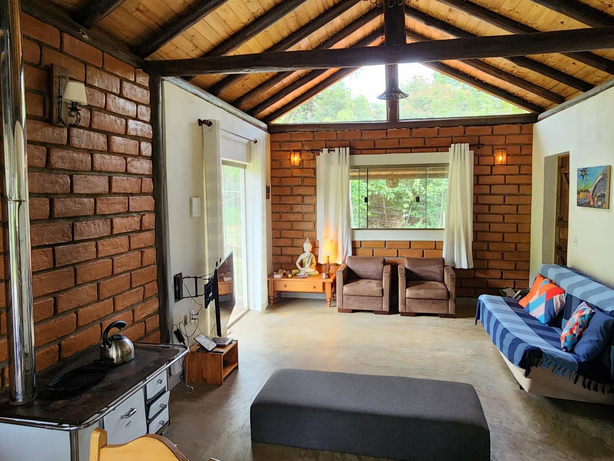 Refugio No Meio Da Natureza - Chale Pe De Serra Alto Paraiso de Goias Ngoại thất bức ảnh