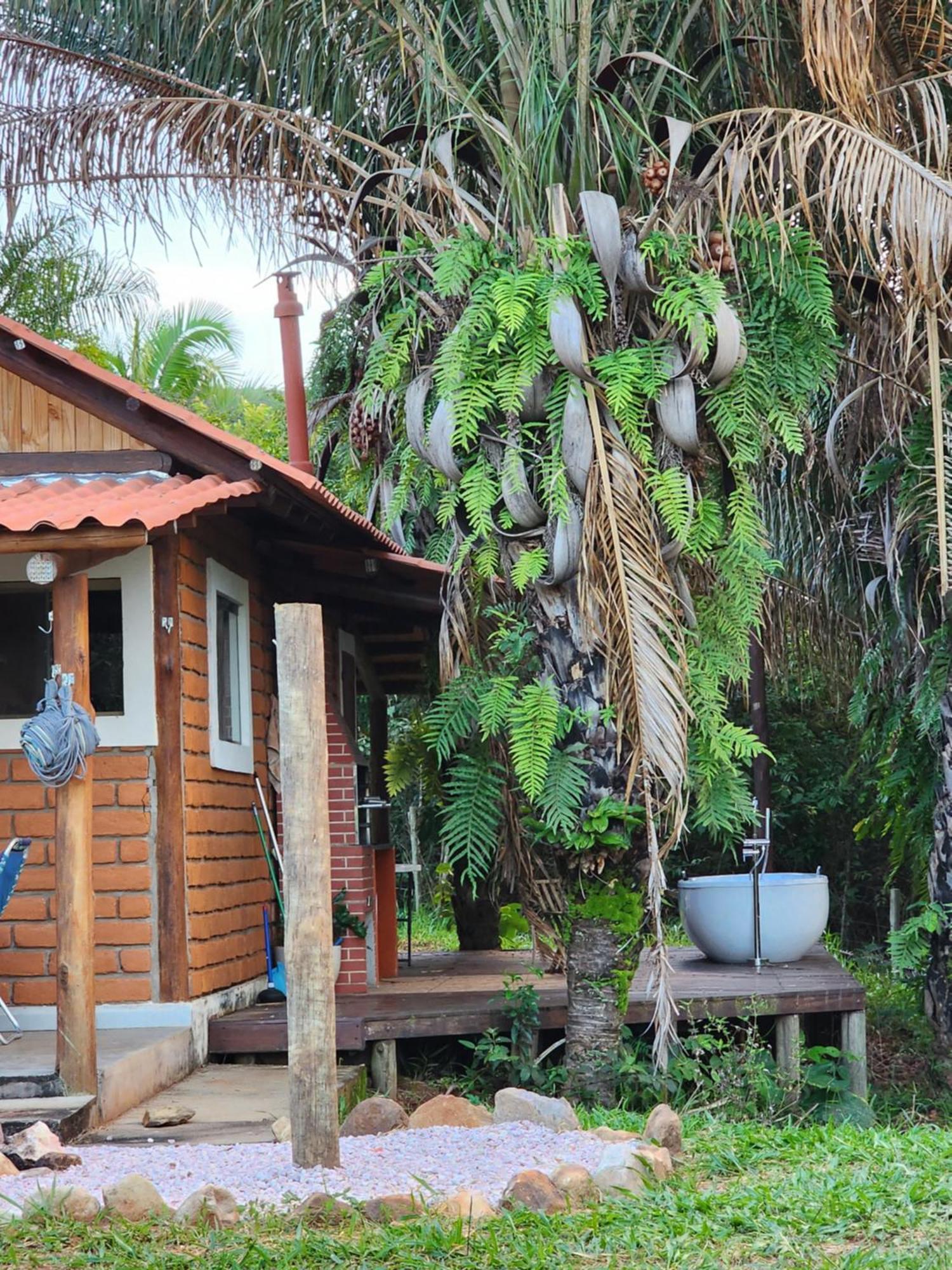 Refugio No Meio Da Natureza - Chale Pe De Serra Alto Paraiso de Goias Ngoại thất bức ảnh